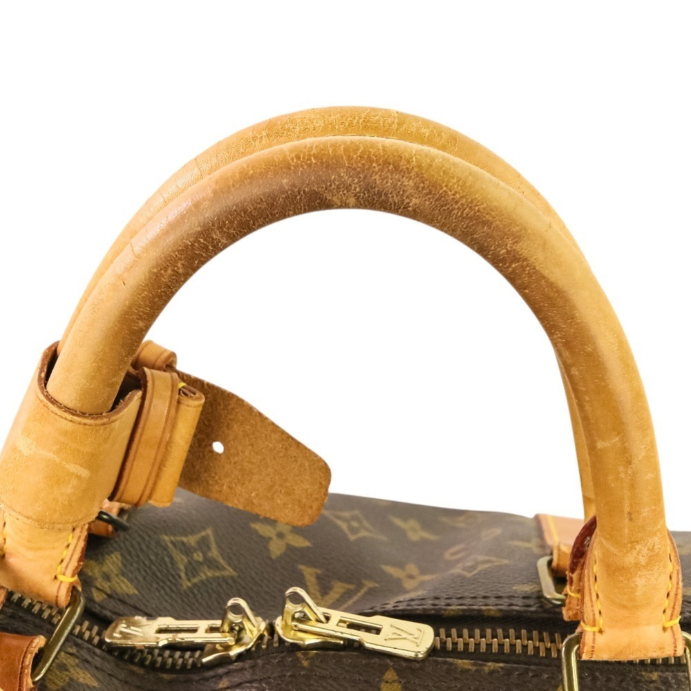 LOUIS VUITTON Brown Monogram Keepall 60 Boston Bag - Picture 7 of 14